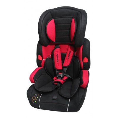 Кресло детское BAB001-S6 black/red 9-36кг