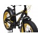 Велосипед подростковый Фэтбайк(рама:алюм.,Ø колес:20'',7 скоростей, диск. тормоза перед/зад, покрышки 4'', матер. седла:винил, щитки,черный,bumble bee