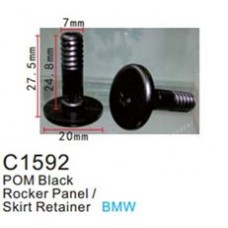 Bodywork retainers BMW, plastic (100pcs/pack)