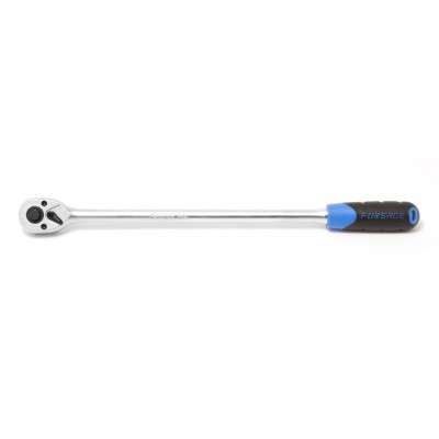 Трещотка реверсивная 1/4''L-300мм с резиновой ручкой (72зуб)