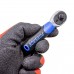 Трещотка реверсивная короткая с резиновой ручкой 1/4''(72зуб, L-115мм)