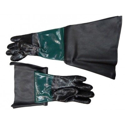 Защитные перчатки для пескоструйных аппаратов (2шт/к-т) длинные