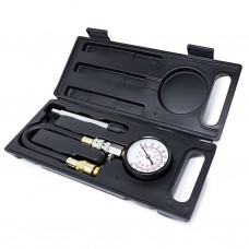 Gas cylinder compression tester with long tip and hose