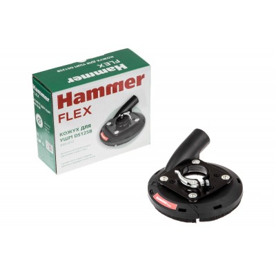 601679 Кожух для УШМ Hammer Flex DS125B 125мм, черный
