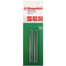 35136 Ножи для рубанка Hammer Flex 209-101 PB 82*5,5*1,1 82мм, 2шт., HM