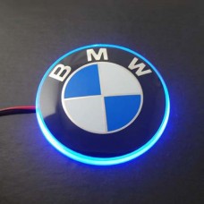 Значок с подсветкой 3D BMW BLUE 8,2см