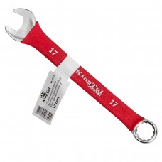 Combination wrench 17mm, with rubber handle