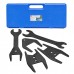 Набор ключей для муфты вентиляторов 1/2'', 5пр.(36, 40, 48, 54, 57, 68, 72, 76, 82мм), в кейсе