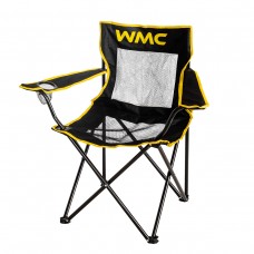 Кресло складное для кемпинга с вентиляционной сеткой(подлокотники,подстаканник,сиденье 40х45см,каркас-стальная труба,сумка, макс.нагрузка 120кг.)