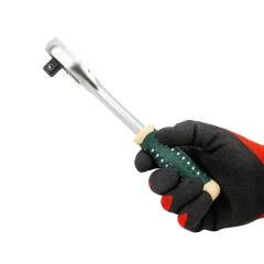 Трещотка реверсивная с противоскользящей пластиковой ручкой 1/2''(45зуб.)