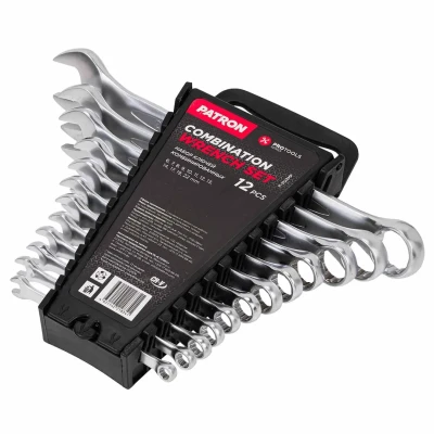 Набор ключей комбинированных 12 пр (6,7,8,9,10,11,12,13,14,17,19,22мм), в пластиковом держателе