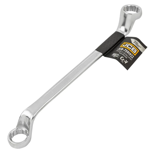 Ключ накидной отогнутый на 75грд. 19х22мм