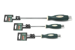 Отвертка шлицевая силовая магнитная ''Profi''S2 SL5.5х125мм, на пластиковом держателе