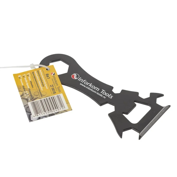 Ключ мультиразмерный с функцией открывания бутылок и мини-линейкой