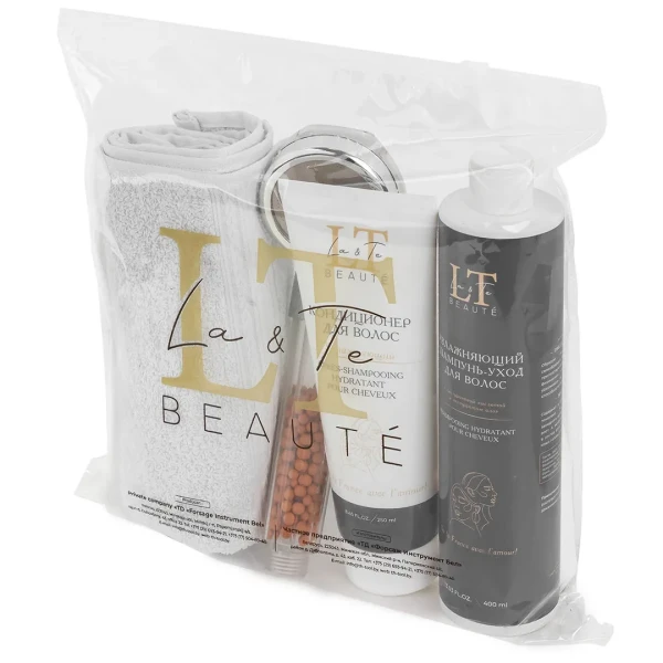 Набор косметики(шампунь.кондиционер для волос.полотенце 40*70,лейка для душа)