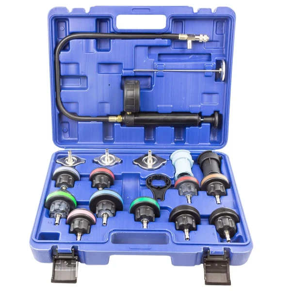 Набор приспособлений для тестирования систем охлаждения 18пр.(0-2.5bar), в кейсе