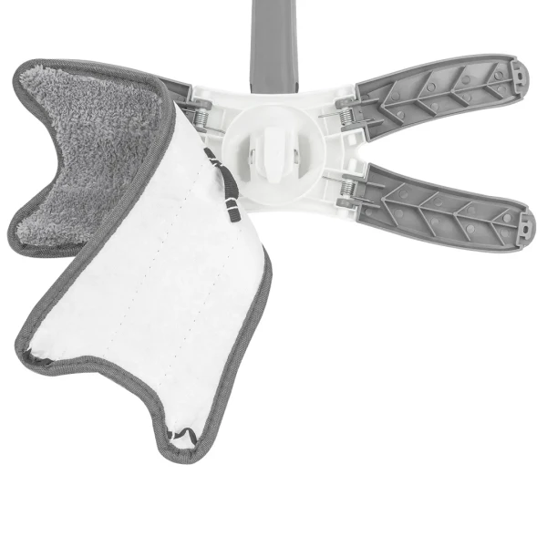 Швабра Х-образная с функцией отжима (серая,1300х370х150мм)