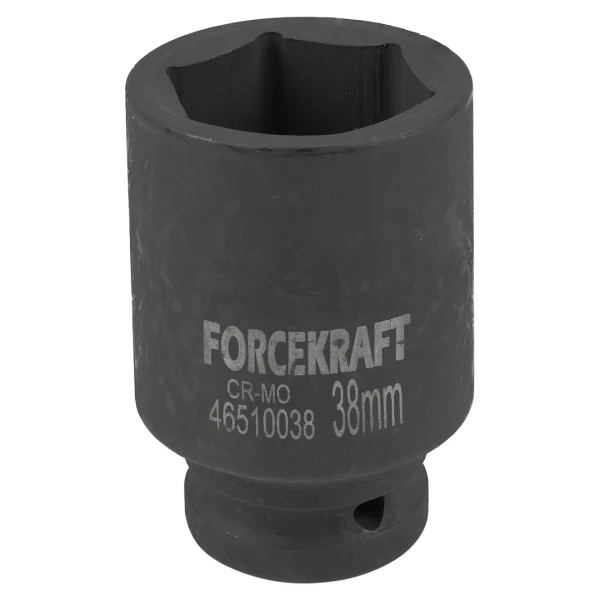 Головка ударная глубокая 38мм (6гр.), 3/4''