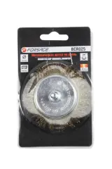 Кордщетка чашеобразная латунная для дрели 63мм, в блистере