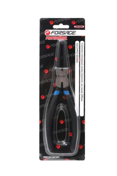 Съемник стопорных колец прямой на сжим (L-330мм), в блистере