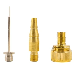 Пистолет для подкачки шин с манометром в комплекте с пистолетом обдувочным и шлангом(0-8.5 Bar,шланг 5м),в блистере