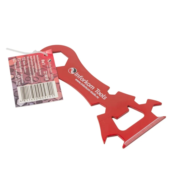 Ключ мультиразмерный с функцией открывания бутылок и мини-линейкой