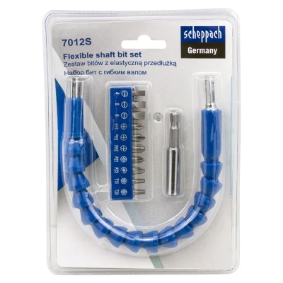 Биты в комплекте с гибким валом, набор 12пр.