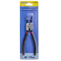 Съемник стопорных колец изогнутый на разжим (90°,L-175мм), в блистере