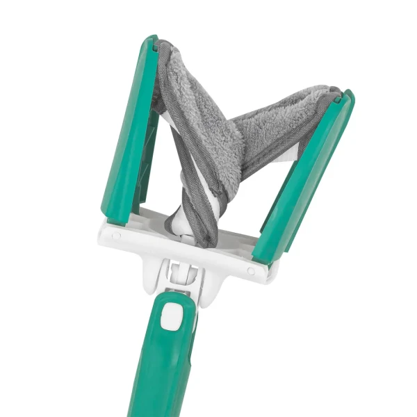 Швабра Х-образная с функцией отжима (бирюзовая,1300х370х150мм)