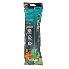 Швабра Х-образная с функцией отжима (бирюзовая,1300х370х150мм)