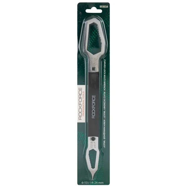 Ключ накидной ''MULTI''(6-13мм,14-24мм+шлиц. отвертка,аварийный молоток),в блистере