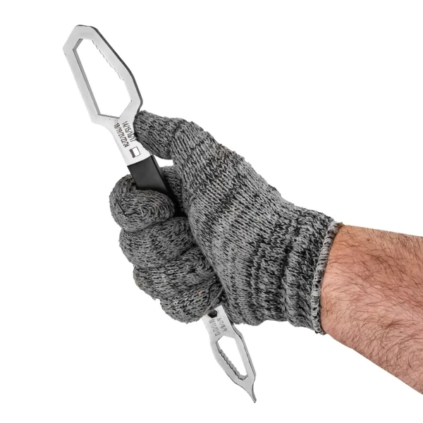 Ключ накидной ''MULTI''(6-13мм,14-24мм+шлиц. отвертка,аварийный молоток),в блистере