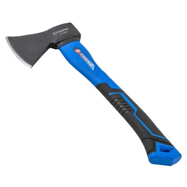 Топор с фиберглассовой ручкой и резиновой противоскользящей накладкой 500гр.