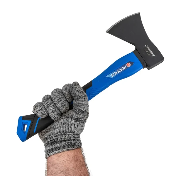 Топор с фиберглассовой ручкой и резиновой противоскользящей накладкой 500гр.