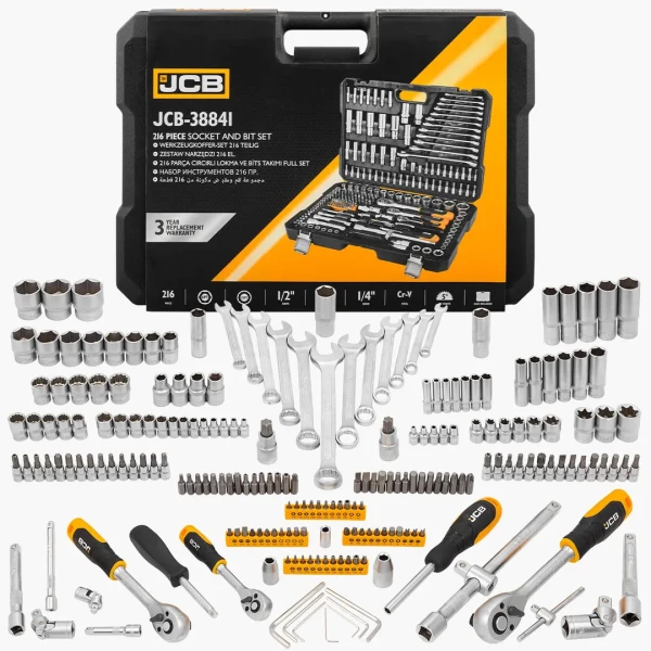 Набор инструментов 216пр. 1/4''3/8''1/2''(6гр, 12гр)