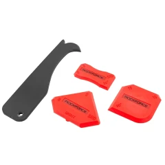 Набор шпателей с резаком для выравнивания силикона 4пр, в блистере