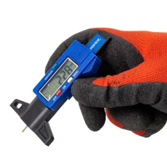 Цифровой измеритель глубины протектора (0-25.4мм, погрешность 0.01мм, 0˚-40˚),в блистере