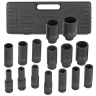Набор головок ударных глубоких 15пр.,1/2''12гр.(10,12-17,19,21,22,24,27,30,32,36мм), в пластиковом кейсе