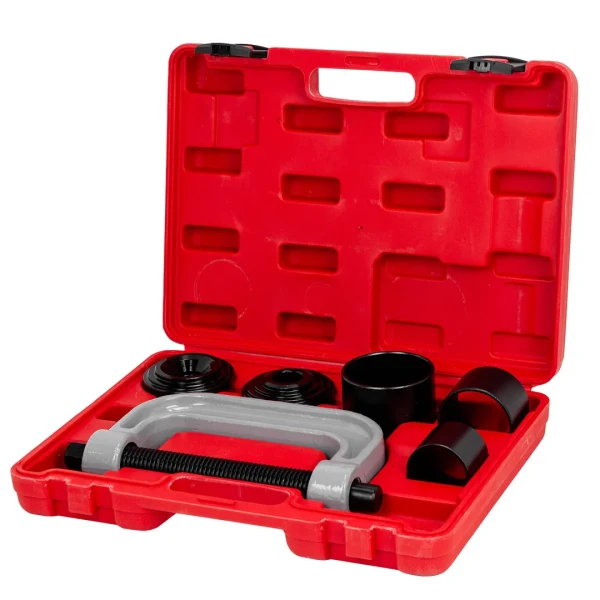 Набор инструментов для снятия и установки шаровых опор, подшипников и сайлентблоков, 7пр., в кейсе