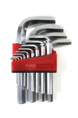 Набор ключей Г-образных 6-гранных 13пр. (2,2.5,3,4,5,6,7,8,10,12,14,17,19мм), в пластиковом держателе