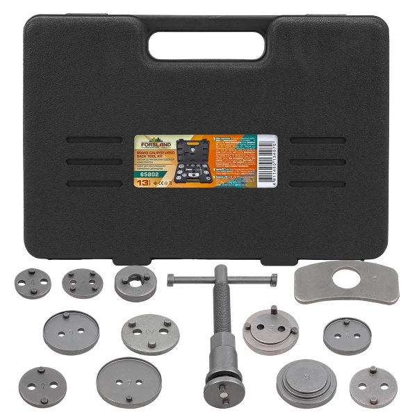 Набор инструментов для обслуживания тормозных цилиндров 13пр., в кейсе