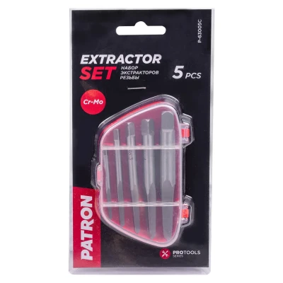 Набор экстракторов резьбы HSS 4241,6пр.(М3-М25), в пластиковом футляре