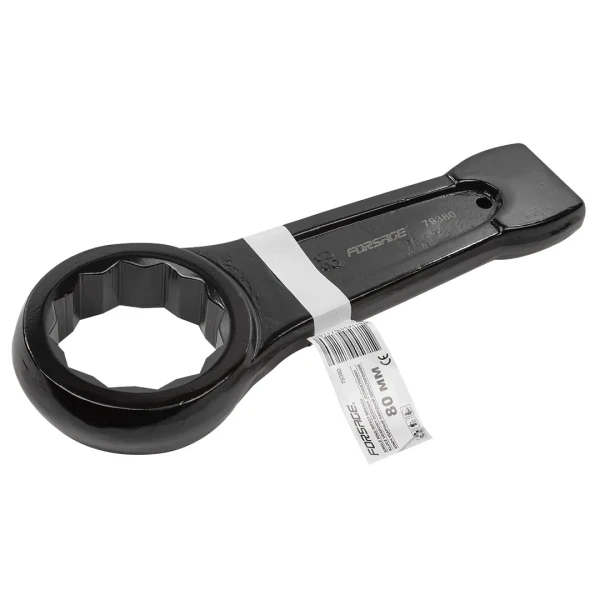 Ключ накидной ударный односторонний 80мм (L-345мм)