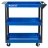 Тележка инструментальная металлическая 3-х полочная