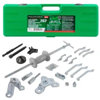 Молоток обратный для съема подшипников в наборе со сменными лапами (26пр)в кейсе