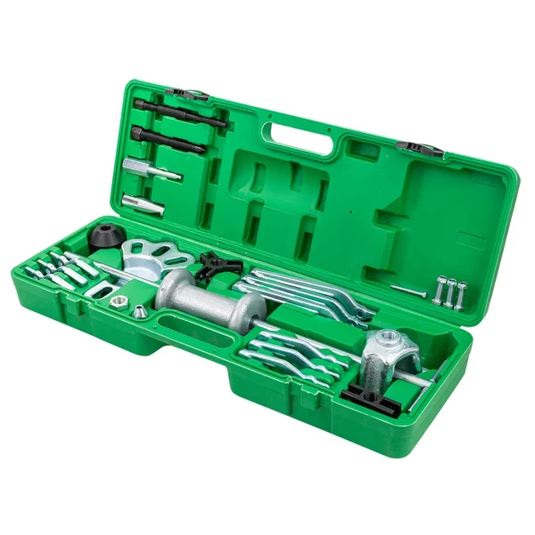 Молоток обратный для съема подшипников в наборе со сменными лапами (26пр)в кейсе