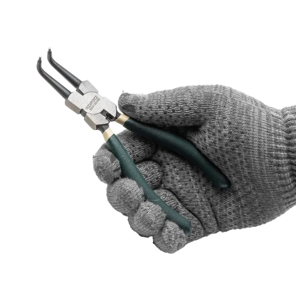 Съемник стопорных колец гнутый на сжим(90°, L-175мм),в блистере