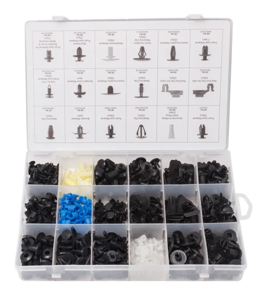 Набор клипс 475пр. (MAZDA), пластиковом органайзере