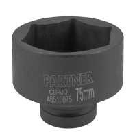 Головка ударная глубокая 75мм (6гр.), 1''