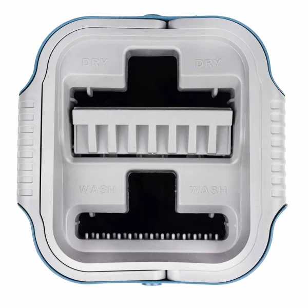 Швабра c телескопической ручкой в комплекте с ведром для отжима(объем-13л,L 1280мм,330х120мм)